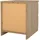 Home Affaire Nachtschrank Naia 40,4 x 50 x 49,5 cm Braun