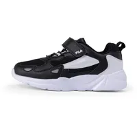 Fila Unisex Kinder Sneaker Ventosa Velcro Kids, Black White,