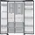Samsung RS70F66KBTEF Side-by-Side (634 l, 1784 mm hoch, Edelstahl)