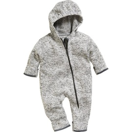 Playshoes Fleece-Overall Jumpsuit, grau 86