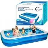 COFI Großer aufblasbarer Familienpool Gartenpool Schwimmbecken 250x160x45cm Carruzzo (r4 R5) K66