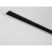 GARDINIA Vorhangschienen-Set, Komplett-Set mit 2-läufiger Vorhangschiene, Inkl. Befestigungsmaterial, Schwarz, 150 cm