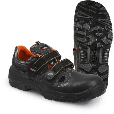 Sicherheitssandale 3400A MONZA SPORT, S1 SRC ESD, Größe 44 - schwarz - 44
