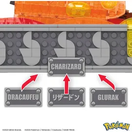 Mattel Mega Pokémon Motion Glurak Bausatz 1664-tlg.