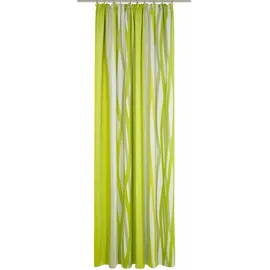 Wirth Vorhang WIRTH "Brooklyn" Gr. 1, grün, B:145cm H:150cm, Polyester, Gardinen