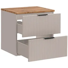 petits-meubles Waschtischunterschrank 60,6 x 59 x 46 cm Beige