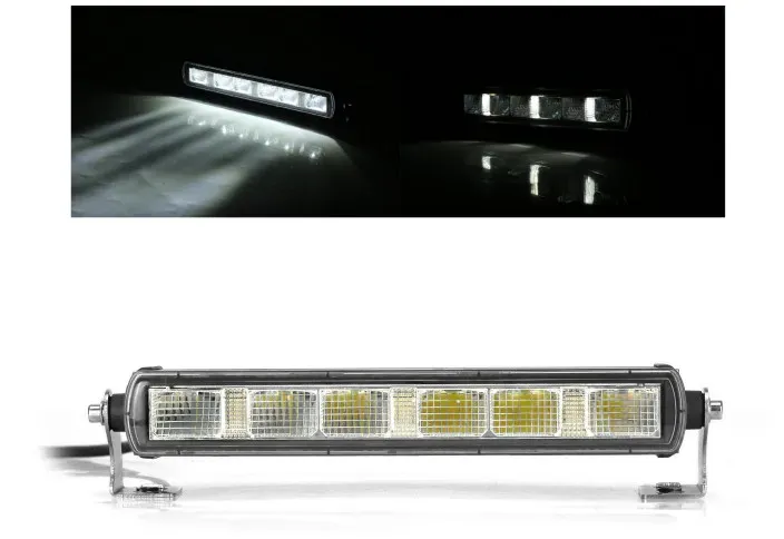 28,4 cm LED-Lichtbalken mit gerichteter Spot-Beleuchtung, 3 Funktionen, E-Mark, 30 W, 2200 lm, 12 V–24 V, Auto, ATV, Jeep, 4x4,