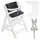 hauck Alpha+ Set inkl. Sitzkissen und Essbrett Alpha Tray white