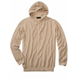 Mey & Edlich Herren Hoodies Regular Fit Beige einfarbig - 54