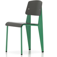 Vitra - Prouvé Standard SP Chair, Blé Vert / Basalt, Filzgleiter (Hartboden)