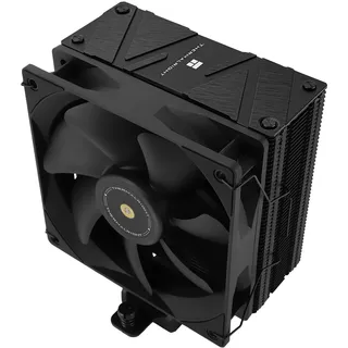 Thermalright Assassin Spirit 120 EVO DARK CPU Kühler Luft mit 4×6mm HeatPipes, TL-E12B V2 PWM Lüfter Kühlkörper CPU-Kühler, 156mm hoch, für Intel 1700/1150/1151/1200,AMD:AM4 AM5,LGA17XX PC-Kühler