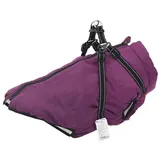 vidaXL Hundemantel mit Geschirr Wasserdicht Reflektierend Lila 6XL