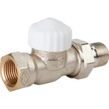 HEIMEIER V-exact II Thermostatventilunterteil Durchgang DN 15 vernickelt