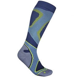 Bauerfeind Sports Herren Run Performance Compression Socks XL blau