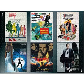 Winning Moves James Bond Puzzle 1000 Piece Jigsaw Puzzle Game