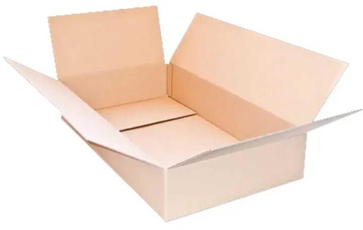 20 Stück Faltkartons braun 1-wellig 420 x 200 x 80 mm