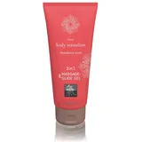 SHIATSU Massage- & Glide Gel 2 in 1 Erdbeere 200 ml