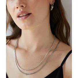 Echtzeit The Sleek One Kette mit Anhänger Silber Edelstahl