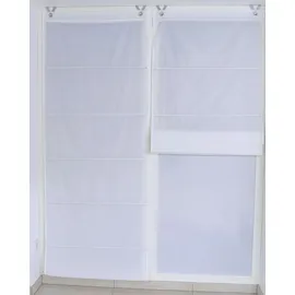 Kutti Raffrollo Kessy Bessy 80 x 140 cm Fenstergröße (Velux) weiß