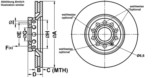 ATE Bremsscheiben Ø312mm + Bremsbeläge vorne für Audi A4 AVANT A6 AVANT