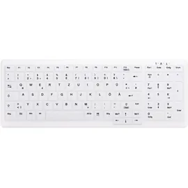 Active Key AK-C7000 Tastatur - kabellos - USB Deutsch Weiß