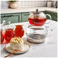 Karaca Teekanne Karaca x Refika Gönlübol Glas Teekanne Induktion, 600/1500 ml