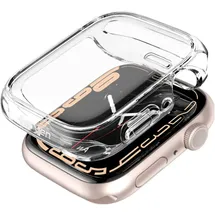 SPIGEN Ultra Hybrid Hülle Kompatibel mit Apple Watch Serie 9/8/7 45mm - Kristallklar