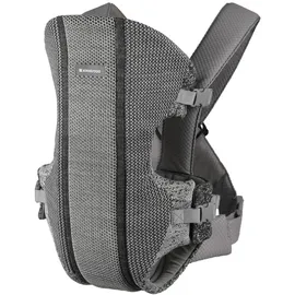 KIKKABOO Gwen Fly Strickstoff Bauchtrage Rückentrage Gurte verstellbar grau