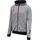 hummel Lead Zip Poly Hoodie - Grey Melange - 2XL
