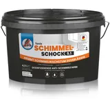 Tonis SCHIMMELSCHOCK Anti-Schimmel-Farbe 4,5 Liter | Effektive antimikrobielle Sofortwirkung, desinfizierende Wandfarbe für ca. 18 m2, Schimmel-Stopp aus: Die Höhle der Löwen [weiss, abtönbar]