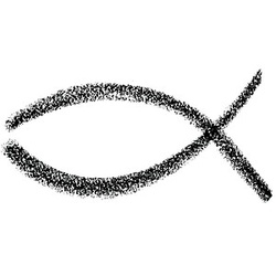 Rayher Fisch Motivstempel Fisch 3,0 x 6,0 cm