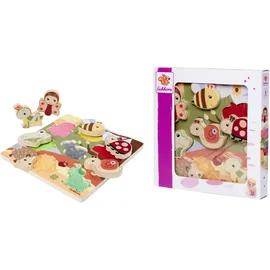 Eichhorn Fühlpuzzle mit Stoff 100006840