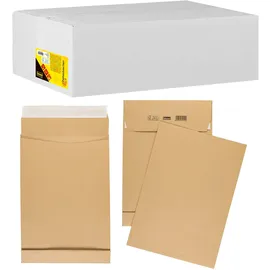 IDENA Faltentaschen C4, Braun