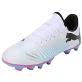 FG/AG Jr. puma white/puma black/poison pink 28