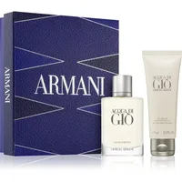 Giorgio Armani Acqua di Gio Pour Homme Eau de Toilette 50 ml + Shower Gel 75 ml + Aftershave Balsam 75 ml Geschenkset