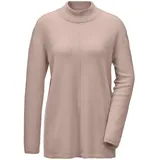 GOLDNER Kaschmirpullover mit Kragen & Ziernaht Beige 22