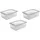 KEEEPER Aufbewahrungsbox bea 39 x 18 x 59 cm 3-tlg. transparent