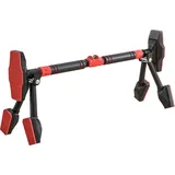 sportnow Klimmzugstange Rot/Schwarz 110 cm