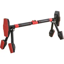 sportnow Klimmzugstange Rot/Schwarz 110 cm
