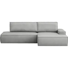OTTO home Eckcouch Cord 2-Sitzer Grau