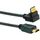 Schwaiger HDMI-Anschlusskabel 90° 1,3 m Schwarz