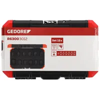 Gedore red R63003012 Steckschlüsselsatz 1/2", 12-teilig