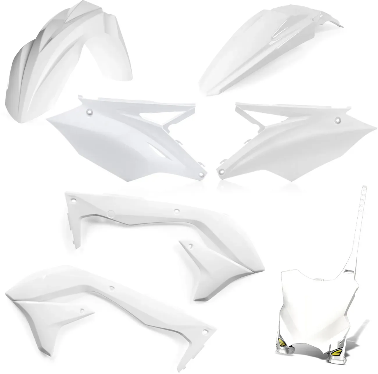 CYC 5 PLAS KIT HON CRF450RX 17 - Blanc