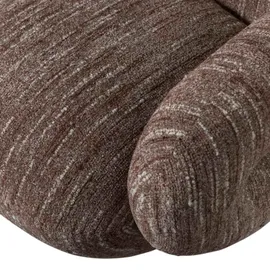 Woood Sessel Folke Polyester 88 x 70 x 0 cm Altrosa drehbar