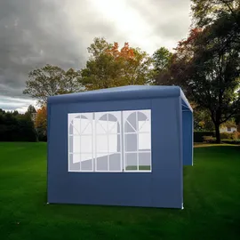 Tectake tectake® Pavillon, 3 x 3 m, im Stecksystem, mit UV-Schutz, wasserdicht,