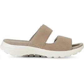 Gabor Rollingsoft Pantolette 66.811.30, Samtchevreau (Veloursleder), Sand (Micro) 40 1⁄2 / beige 40,5