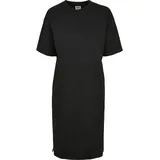 URBAN CLASSICS Dress Organic Oversized Slit Kurzarm-T-Shirt Black L