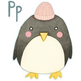 wall-art Wandtattoo »Pinguin Penguin Buchstabe P«, (1 St.), bunt