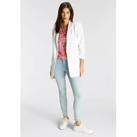 TAMARIS T-Shirt "mit lockerem Schnitt, aus fließender Viskose-Qualität", Damen, Gr. 40, pink, Single Jersey, Obermaterial: 95% Viskose, 5% Elasthan, figurumspielend hüftbedeckend, Rundhals, angeschnitten, Shirts T-Shirt, in lockerer Form mit Print