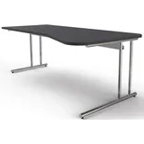 Kerkmann Schreibtisch Artline Transparent grau